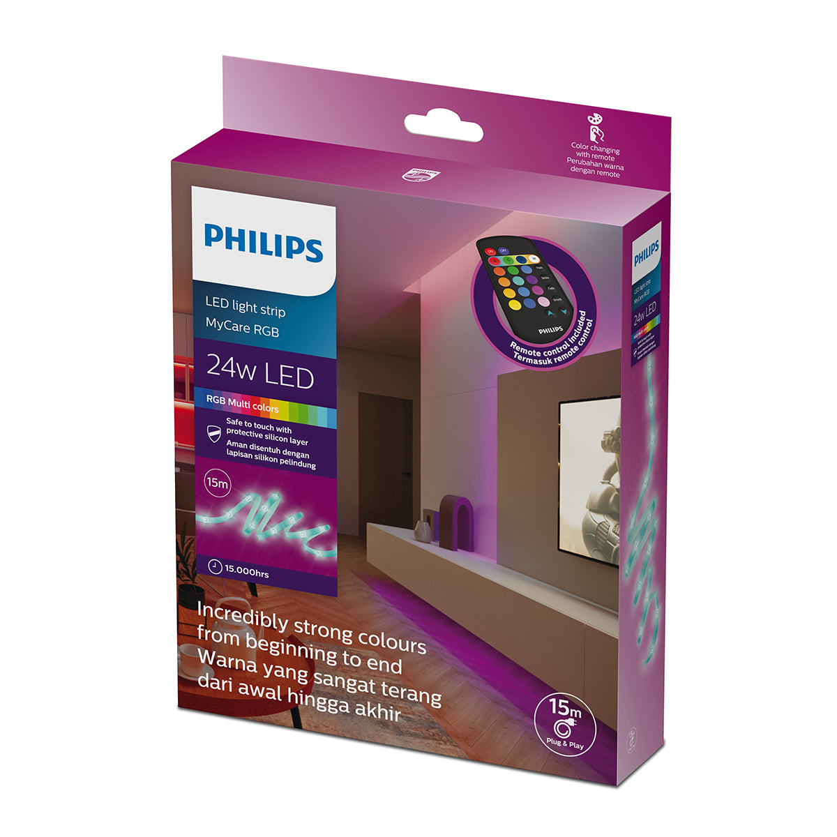 Philips Lightstrip Led 24 W 15 M Multi Colour