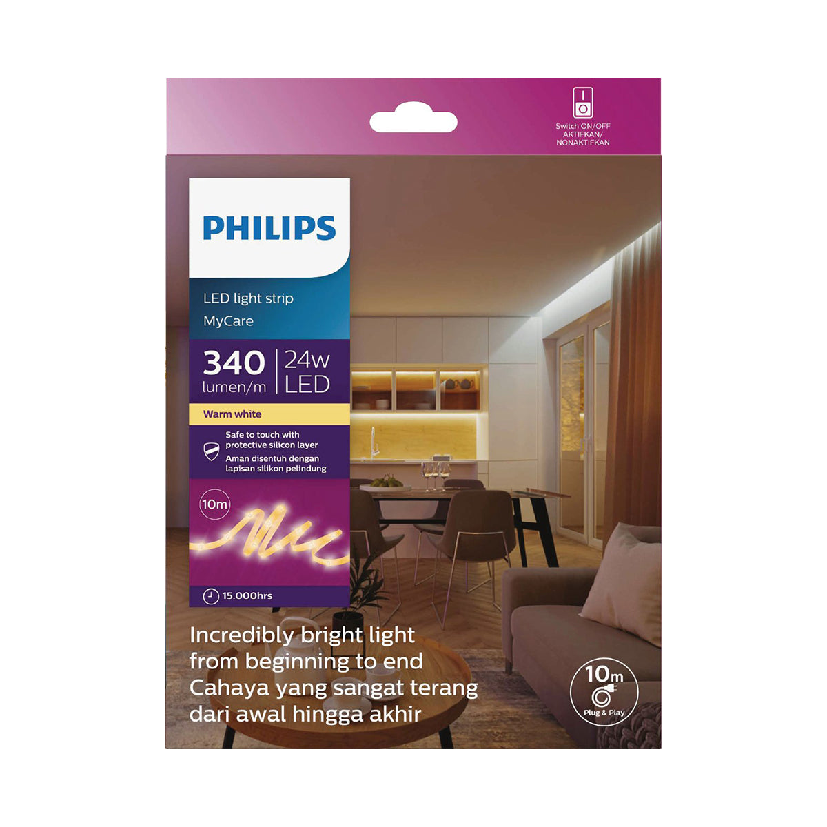 Philips Lightstrip Led 24 W 10 M Warm White