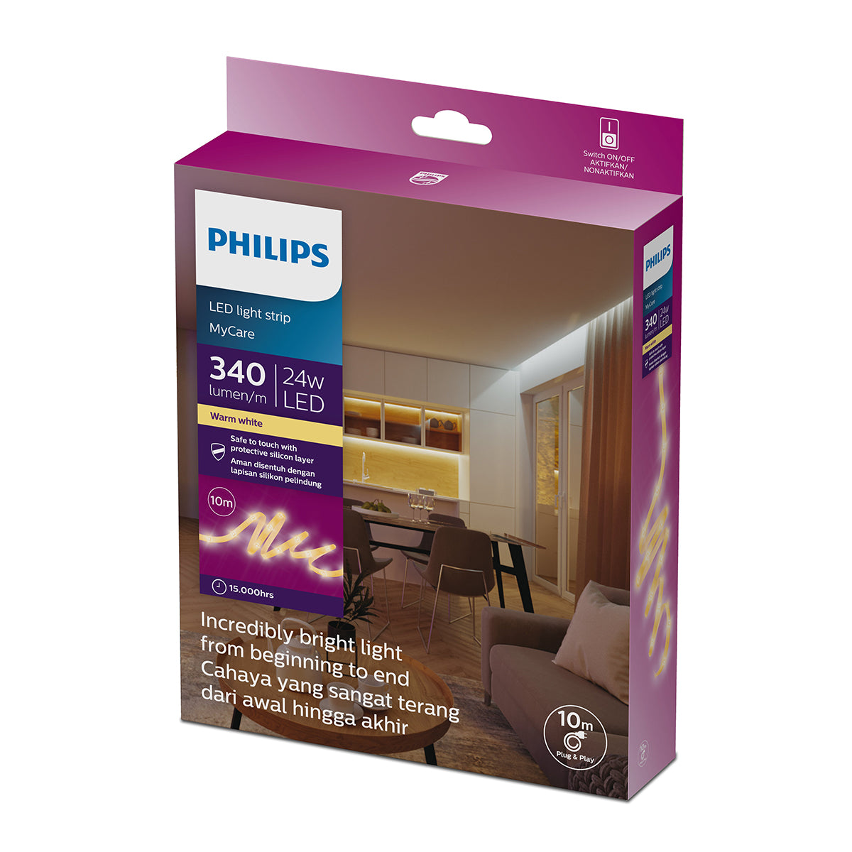 Philips Lightstrip Led 24 W 10 M Warm White