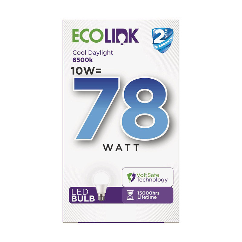 Ecolink Globe Led 10 W Pin Type Cool White