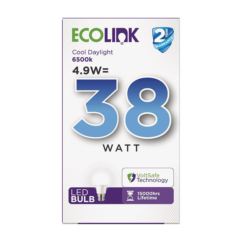 Ecolink Globe Led 4.9 W Pin Type Cool Daylight