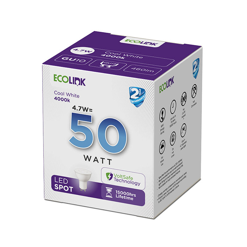 Ecolink Downlight Led 50 W Globe Cool White