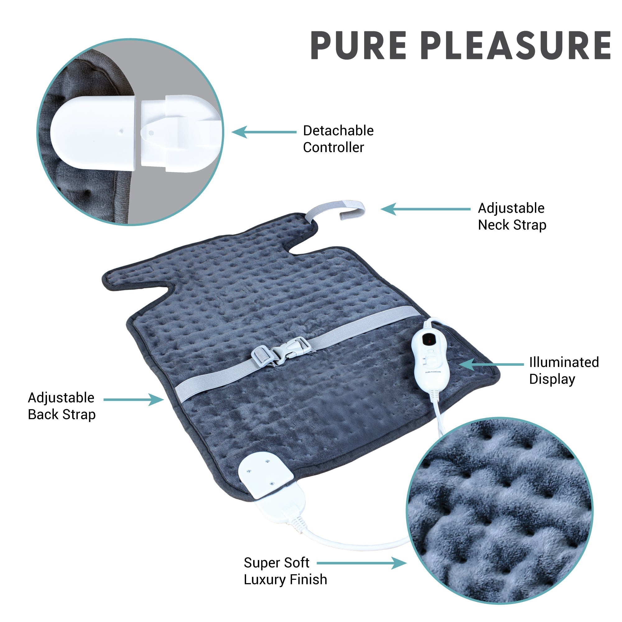 Electric Heating Pad Neck & Back