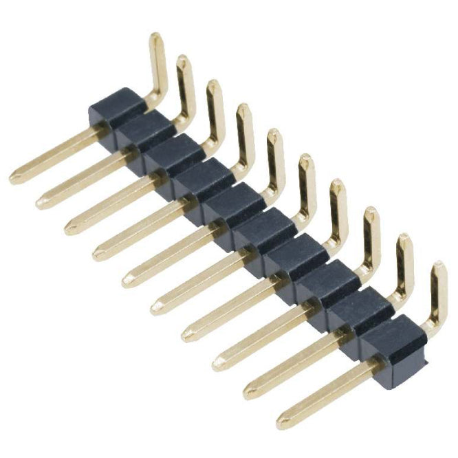 2.54mm Header Sil R/A 10 W 6x3mm Yvr10