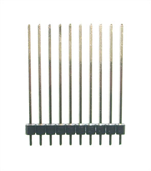 Header Sil Str 10 Pins P=2.54 Th=31 Pl2525 G01 25.5/3.0 110