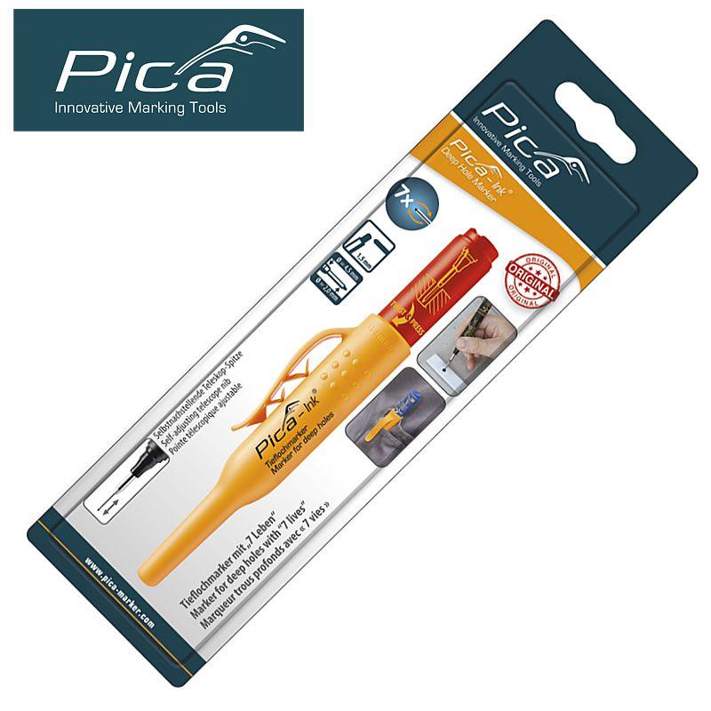 Pica Ink Marker For Deep Holes Red In Blister - Livestainable.co.za