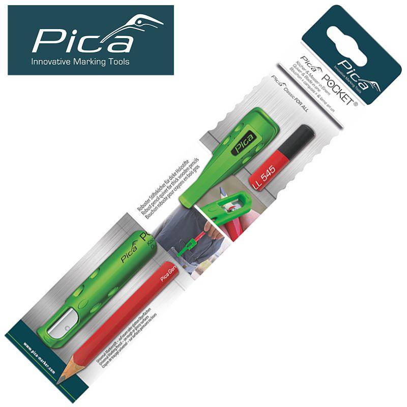 Pica Pocket C/W 1 For All Graphite 2 B Marking Pencil In Blister - Livestainable.co.za