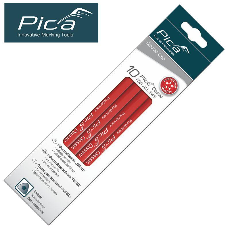 Pica Universal Marking Pencil Black 10 Pc - Livestainable.co.za