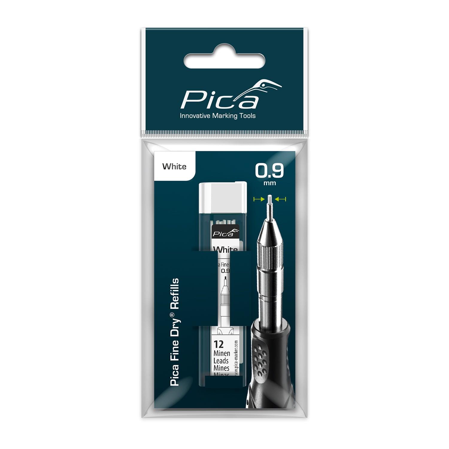 Pica Fine Dry Refill Set White Blister Version (12) - Livestainable.co.za