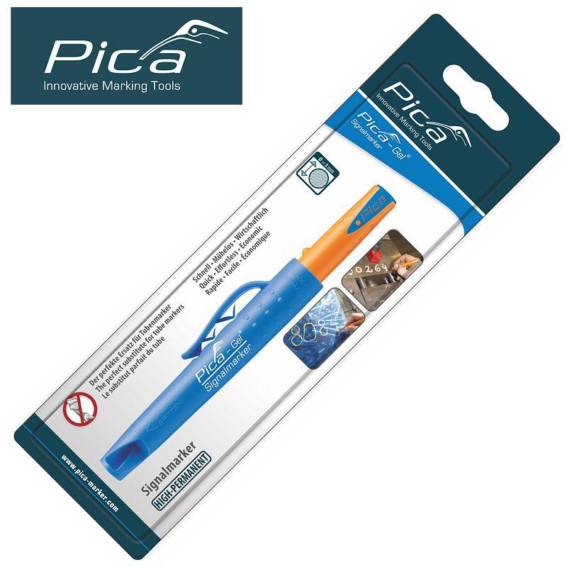 Pica Gel Signalmarker Crayon Marker Blue - Livestainable.co.za