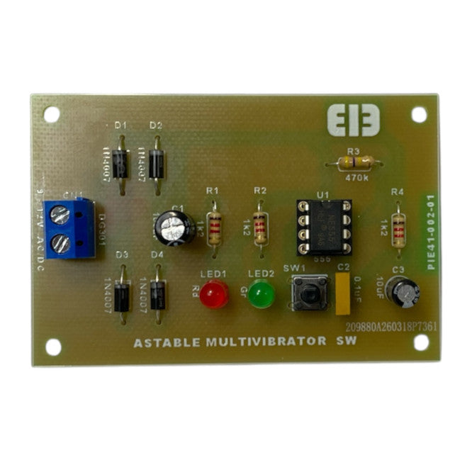 Assembled & Tested Stable/Monostable Multivibrator Circuit (Lm555) Eie41 002 02