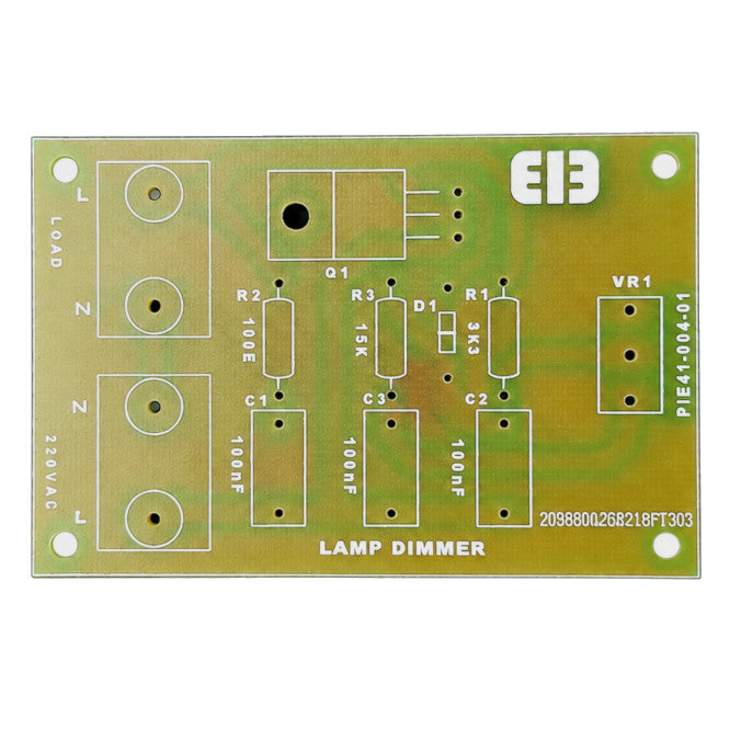 Pcb Only For 230 Vac Lamp Dimmer 50x75x1.5mm Pie41 004 01