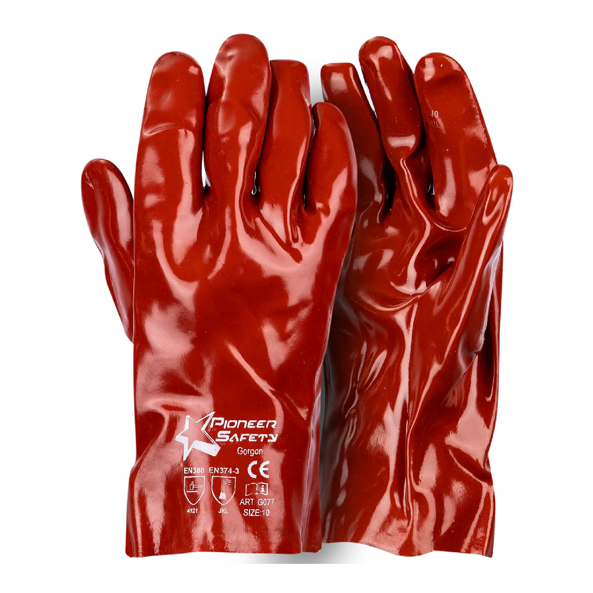 Pioneer Glove Heavy Duty Pvc Open Cuff 27 Cm