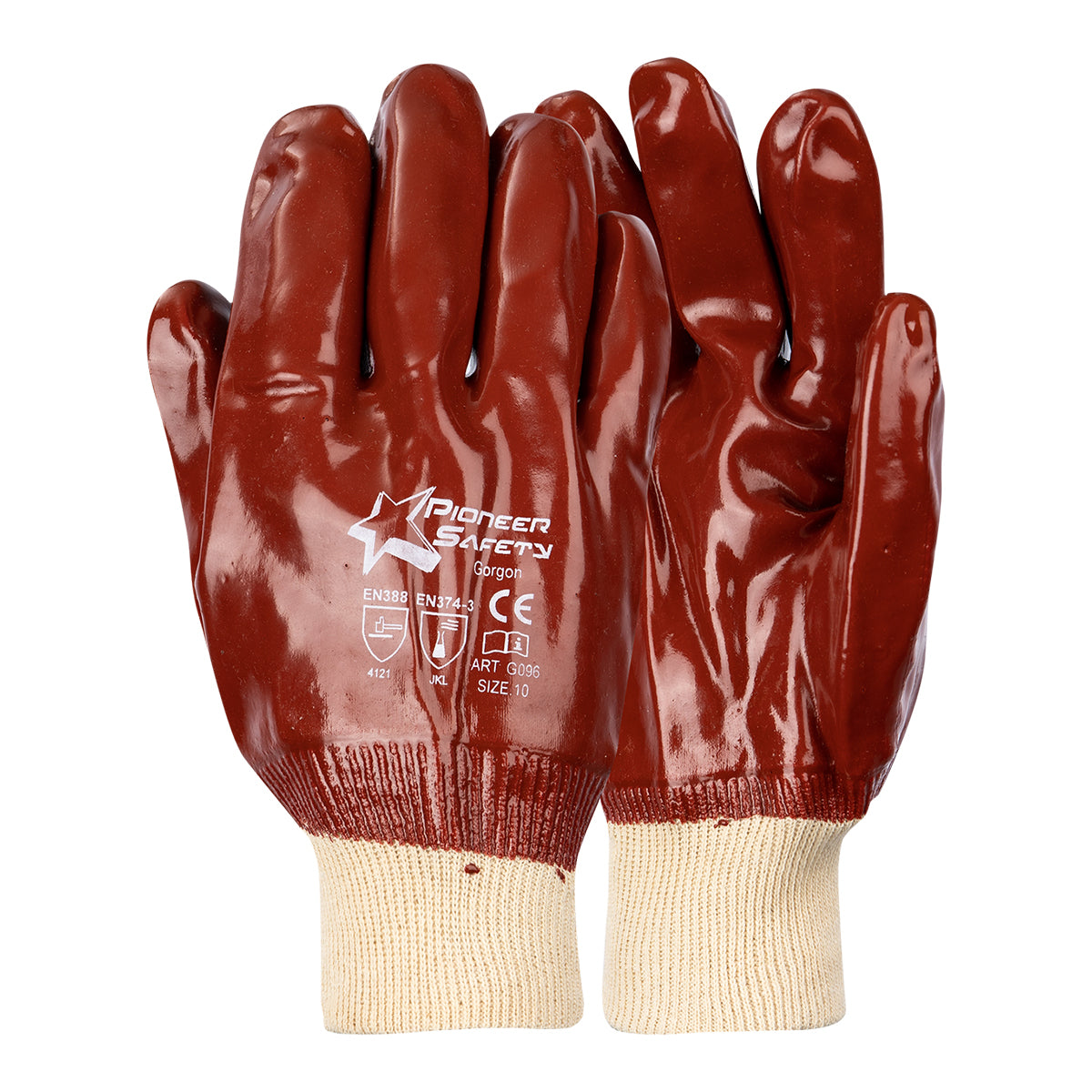 Pioneer Glove Heavy Duty Pvc Knit Wrist