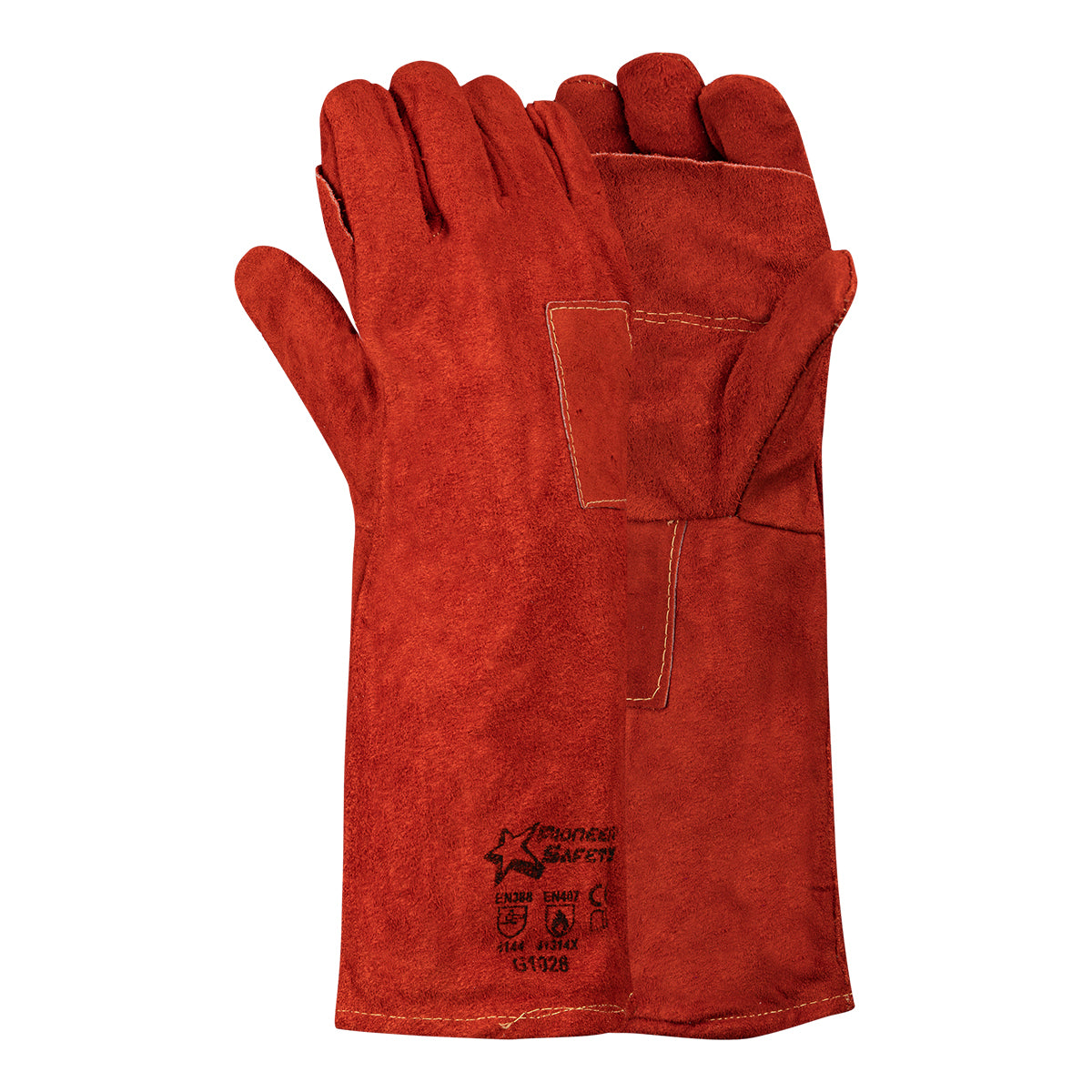 Pioneer Glove Tough 8 Inch Red Heat Resist Glove