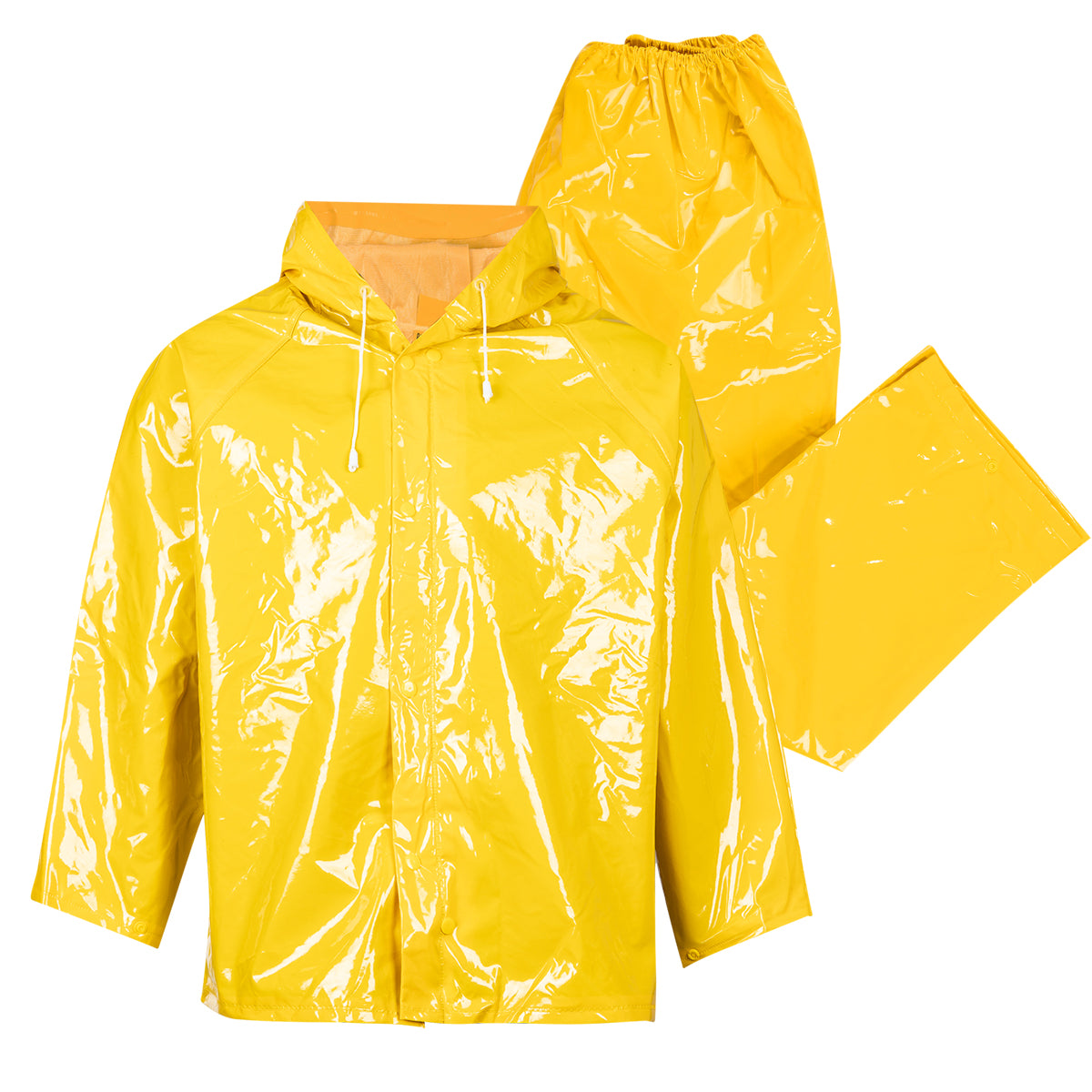 Pioneer Rain Suit Hydro Prem H/D Pvc Yellow 5 Xl