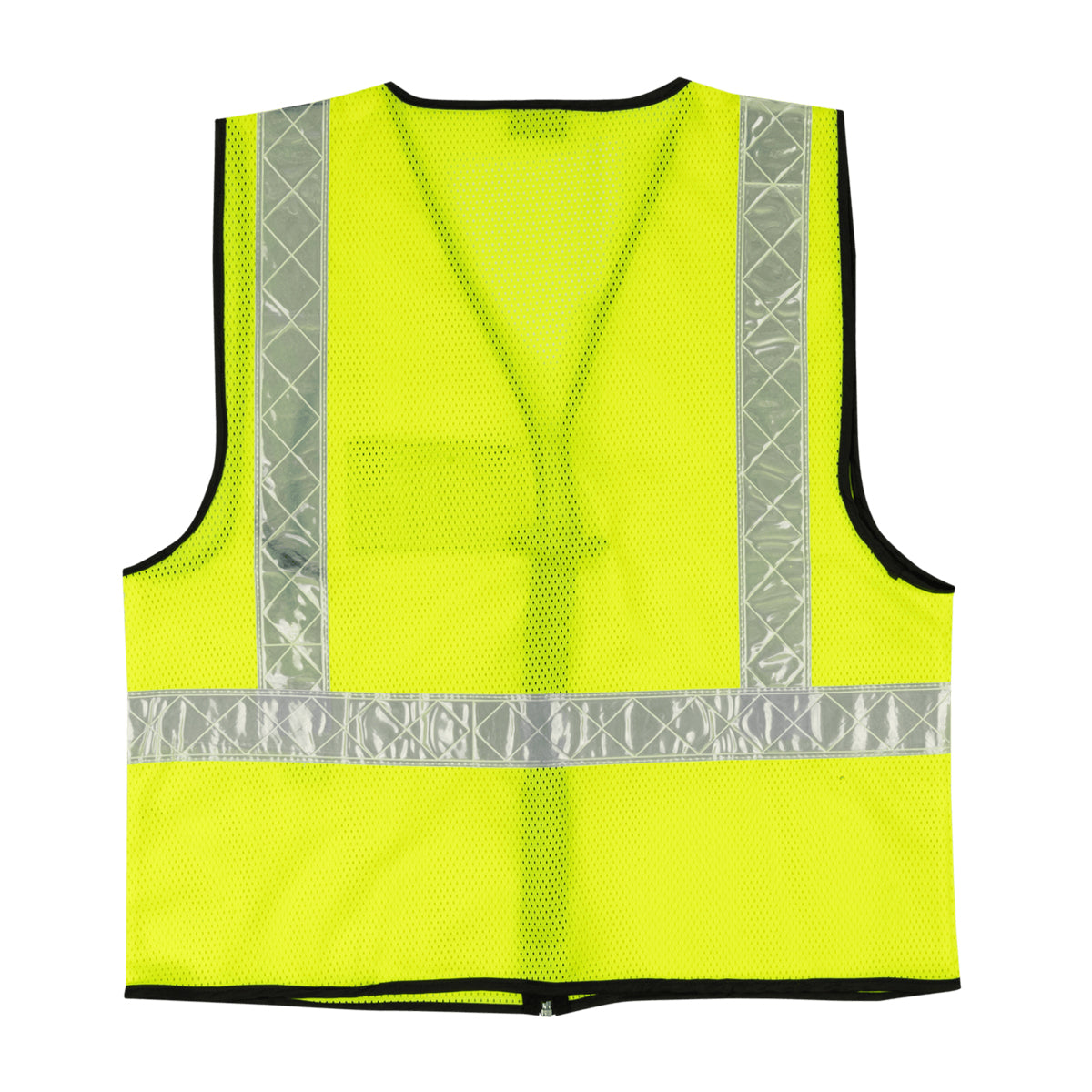 Pioneer Reflective Vest Zip Id Pouch Lime 4 Xl