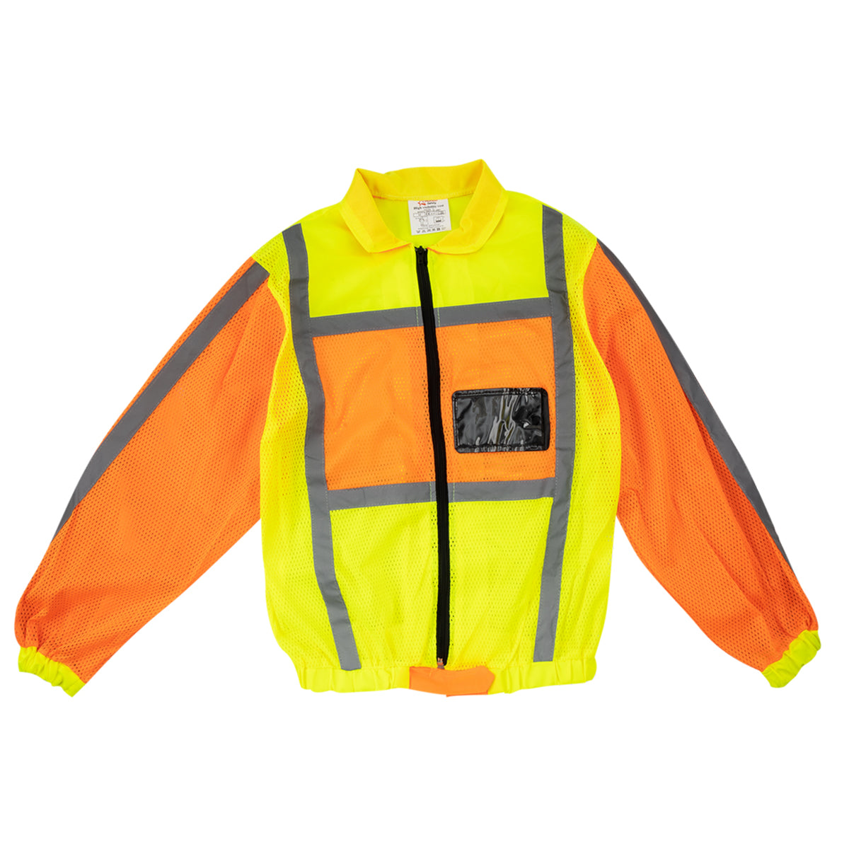 Pioneer Jacket Lime Orange Reflect Long Sleeve Lrg