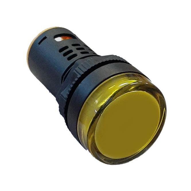 Pilot Light High Yellow Led 22 Mm 110 V/127 V Ac/Dc Pl Ad16 22 127 V Y