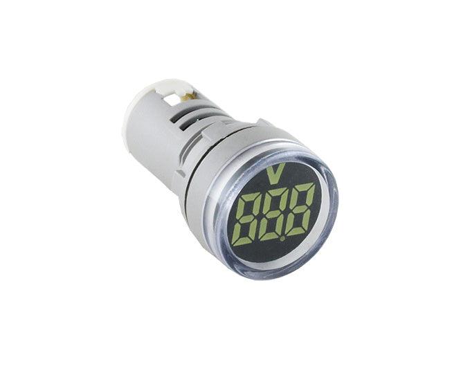 Voltmeter Pilot Light Round White 15 500 Vac Pl Nd22 500 V W - Livestainable.co.za