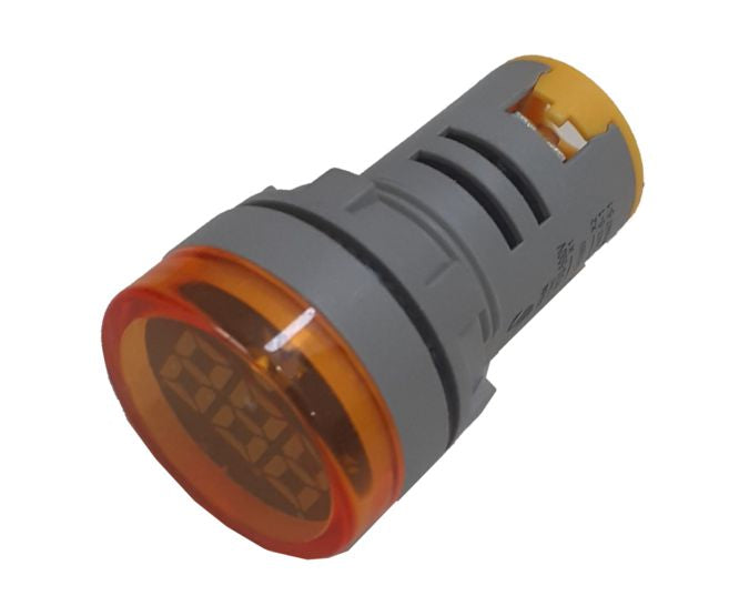 Voltmeter Indicator 500 Vac 3 Dig Yl 22mm P/M Pl Nd22 500 A Y