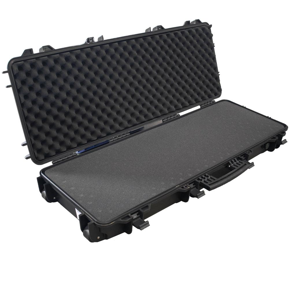 Plastic Case 1040 X 350 X 130 Mm Od With Foam Black Rifle Case Water & - Livestainable.co.za