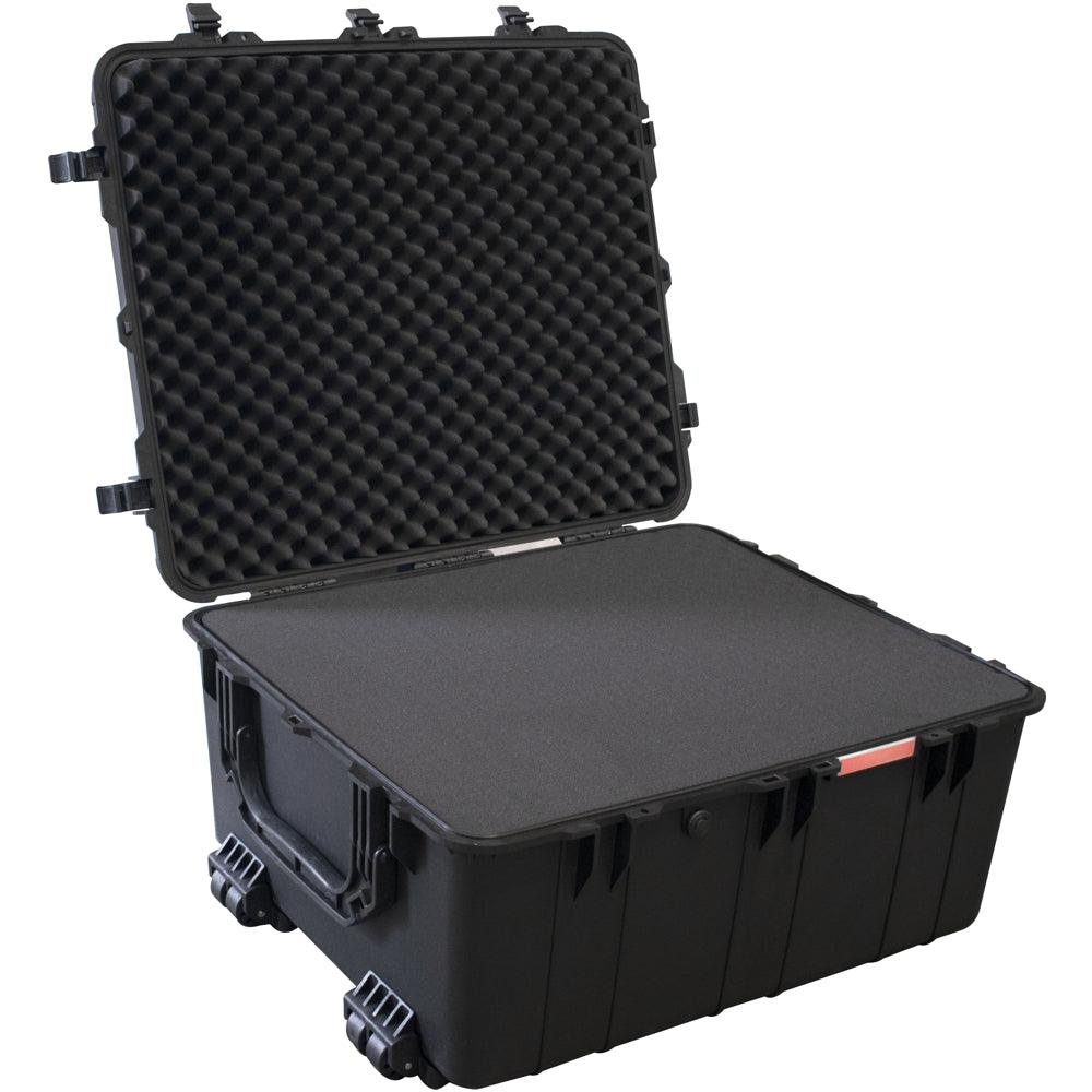 Plastic Case 847 X 722 X 432 Mm Od Wheels With Foam Black Case Water & - Livestainable.co.za