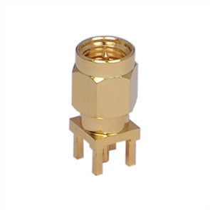 Sma Plug Str Pcb 5 Pin, Gold Plated Plug Sma Str