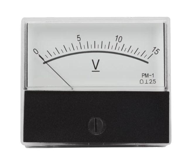 Voltmeter 15 Vdc F=60x71 P/M Cz/Dh 670 - Livestainable.co.za