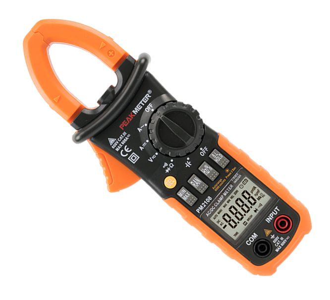 Meter Clamp 600 A Dca/Aca, 600 V, True Rms, Freq, Pm2108