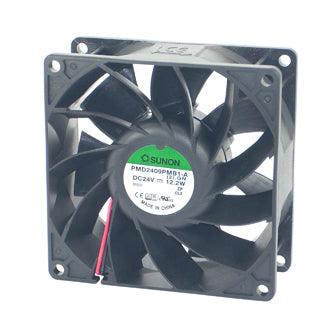 24 Vdc Axial Fan 92sqx38mm Bal 120 Cfm Lead Pmd2409 Pmb1 A(2).Gn *D* - Livestainable.co.za