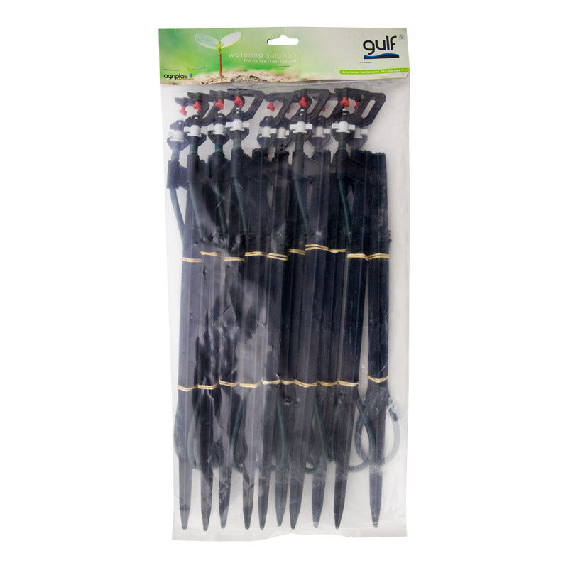 Gulf Sprinkler Red Spreader 180 Deg (10 Pk)