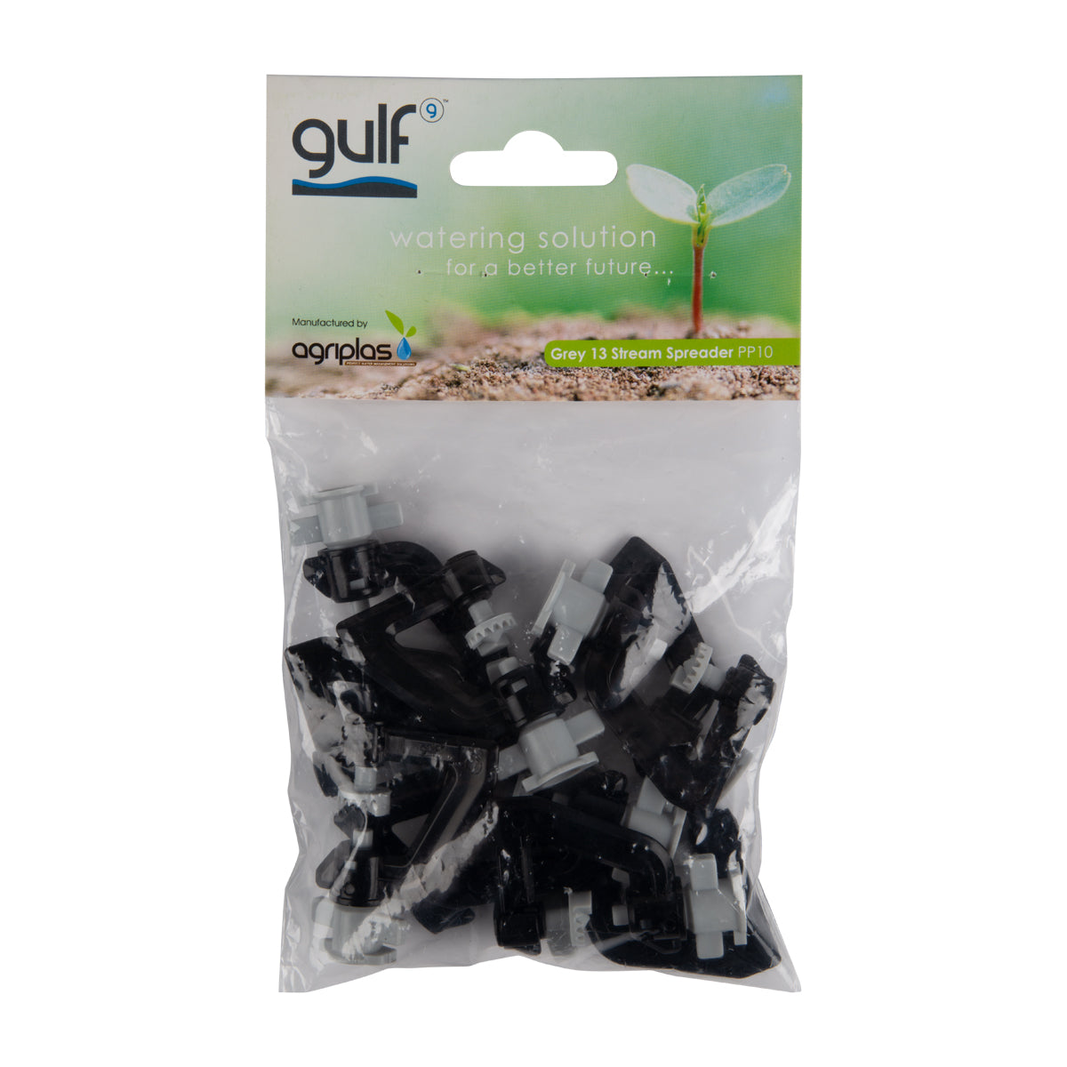 Gulf Sprinkler Grey13 Stream Spreader (10 Pk)