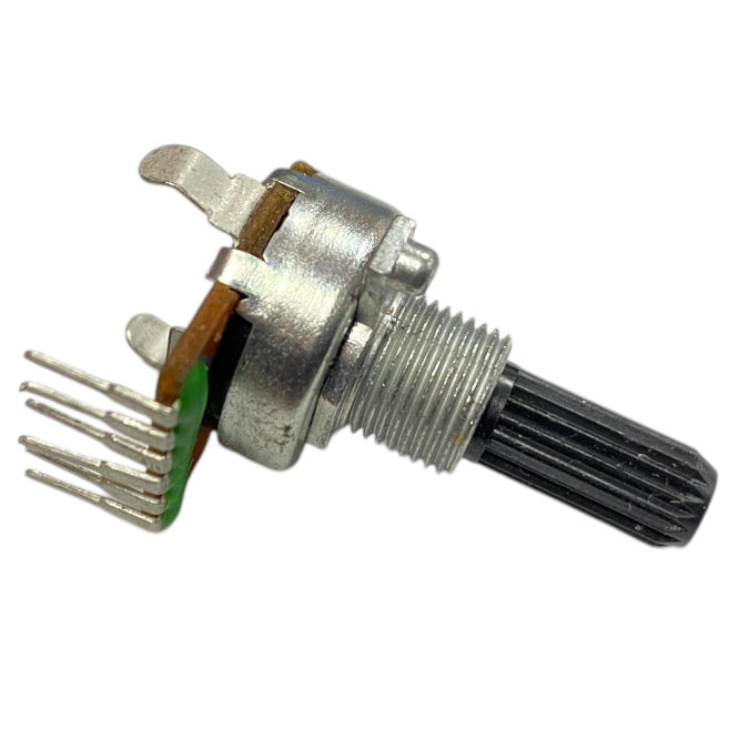 Potentiometr S/T Lin Dual 16.6mm 50 K Pcb 20mm Plastic Shaft 7 P Tba