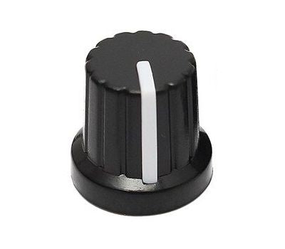 Black Knob With White Marker 6mm 11x15 211201