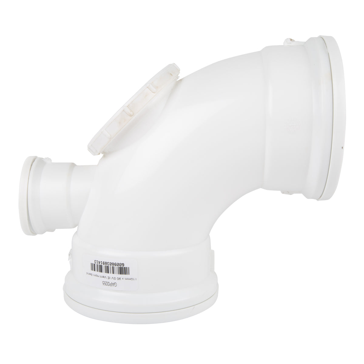 Polyprop Bend Vent Horn 90 Deg Sv I.E 110 Mm Satas