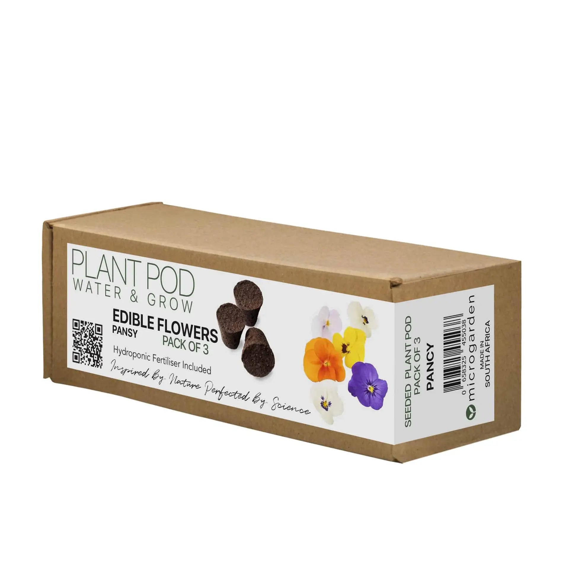 Edible Flowers Pansy - Plant Pod - Pack of 3