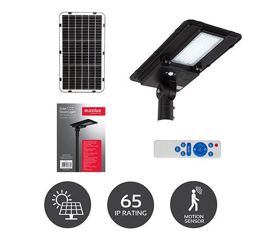 Solar Sensor Light Black Led 6400lm 6000 K - Livestainable.co.za