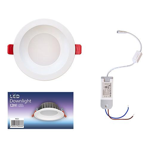 Downlight Ivory White Led 12w Cct & Triac Dimmable - Livestainable.co.za