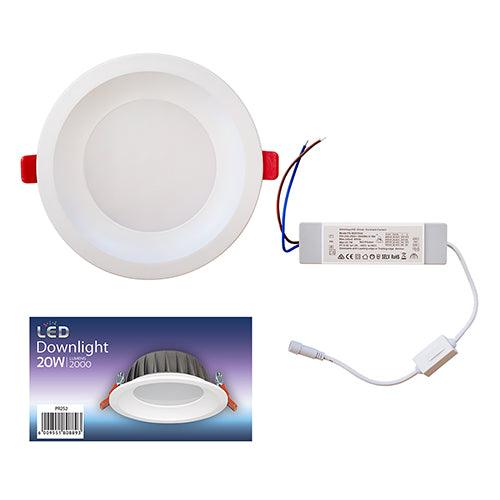 Downlight Ivory White Led 20w Cct & Triac Dimmable - Livestainable.co.za