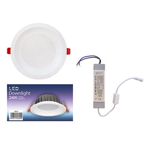 Downlight Ivory White Led 24w Cct & Triac Dimmable - Livestainable.co.za