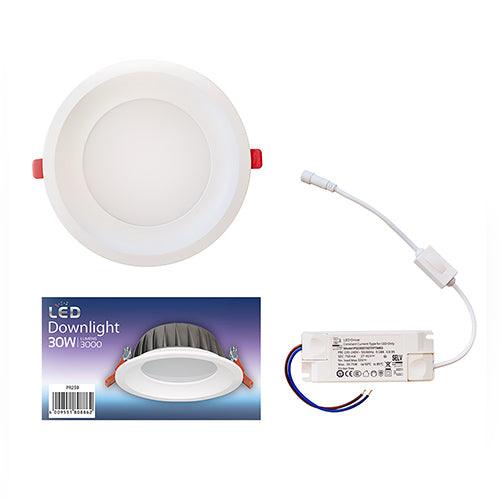 Downlight Ivory White Led 30w Cct - Livestainable.co.za