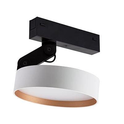 Magnetic Track Spot Led 20w White/Gold 3000 K Dimmable - Livestainable.co.za