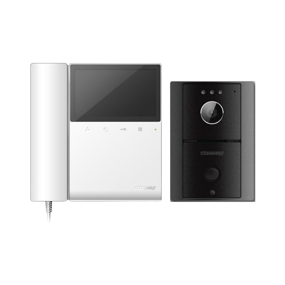Commax 4.3" Touch Button Colour Video LED 220V Entry Kit (CDV-43K/DRC-4L)