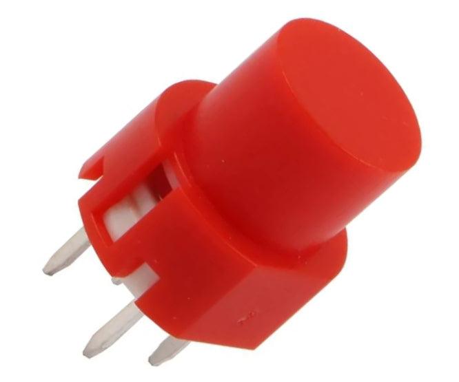 Pcb Tactile Switch Spst 0.1 A Red Dia=9mm Round Head Ps 536 - Livestainable.co.za