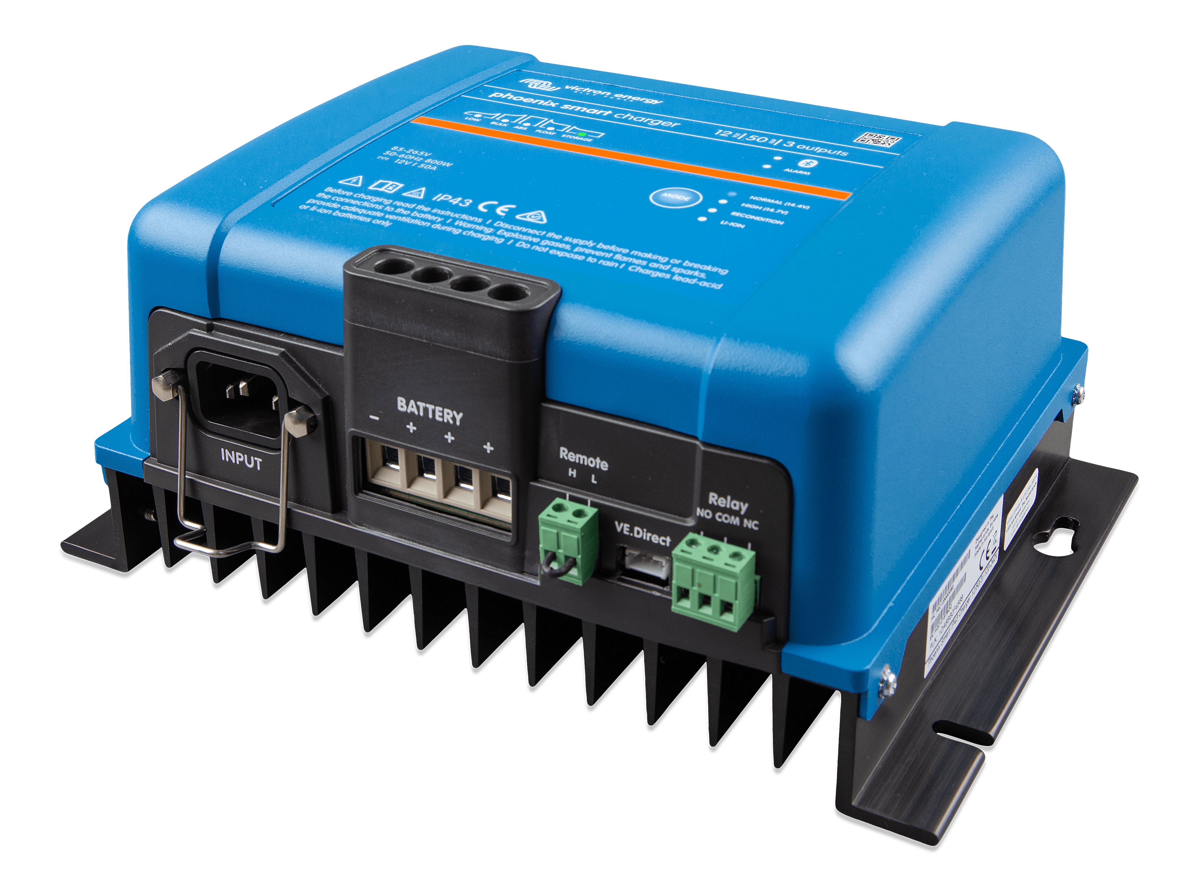 Victron Phoenix Smart IP43 Battery Charger 24V/25A with 3 Outlets 120-240V - Livestainable.co.za