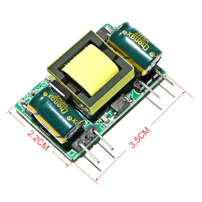 Power Supply O/F In=220 V Out=5 V 1.5 A 5 V1.5 A 7.5 W