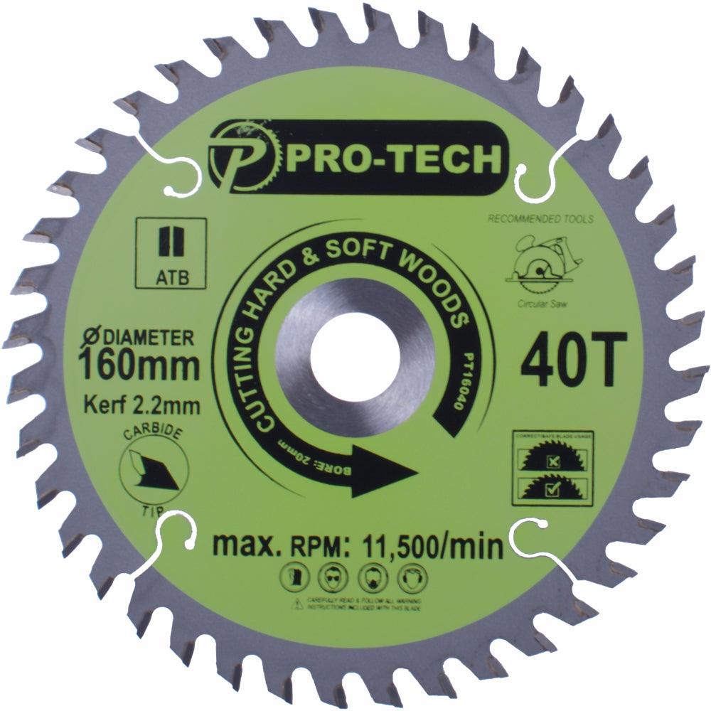 Saw Blade Tct 160 X 2.2 X 20 X 40 T Wood Prof. - Livestainable.co.za