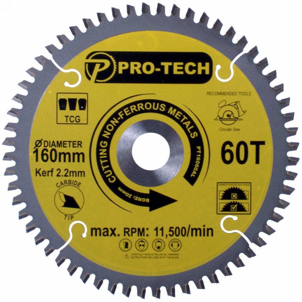 Saw Blade Tct 160 X 2.2 X 20 X 60 T Alum. Prof. - Livestainable.co.za