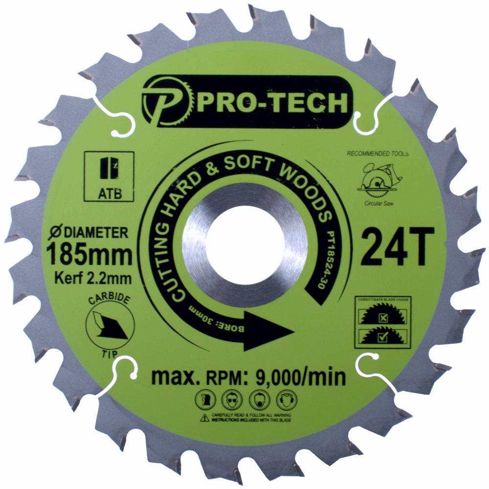 Saw Blade Tct 185 X 2.2 X 30 X 24 T Wood Prof. - Livestainable.co.za